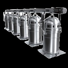 Thomas • Barre de 6 PAR 64 (CP60/1000W/220V) - chromé